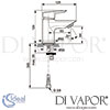 Ideal Standard Tesi 1 Hole Basin Mixer Piccolo Dimensions